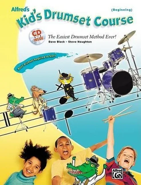 หนังสือเรียนกลองเด็ก Alfred's Kid's Drumset Course