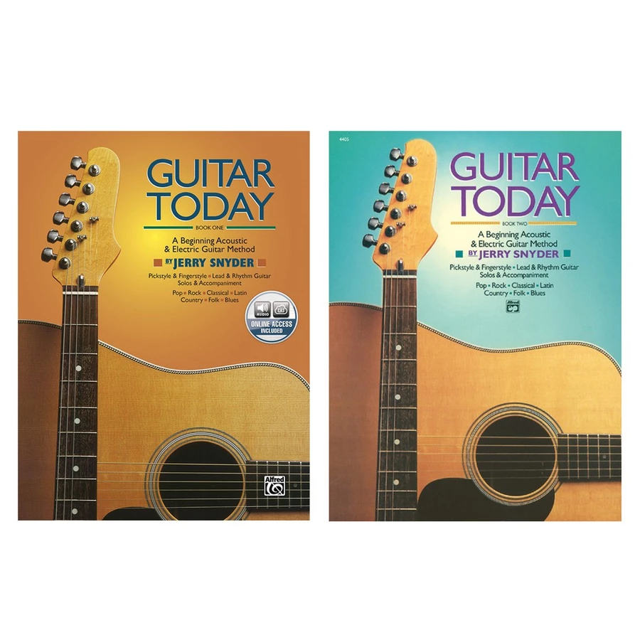 หนังสือเรียนกีตาร์ Guitar Today Book 1–2 โดย Jerry Snyder