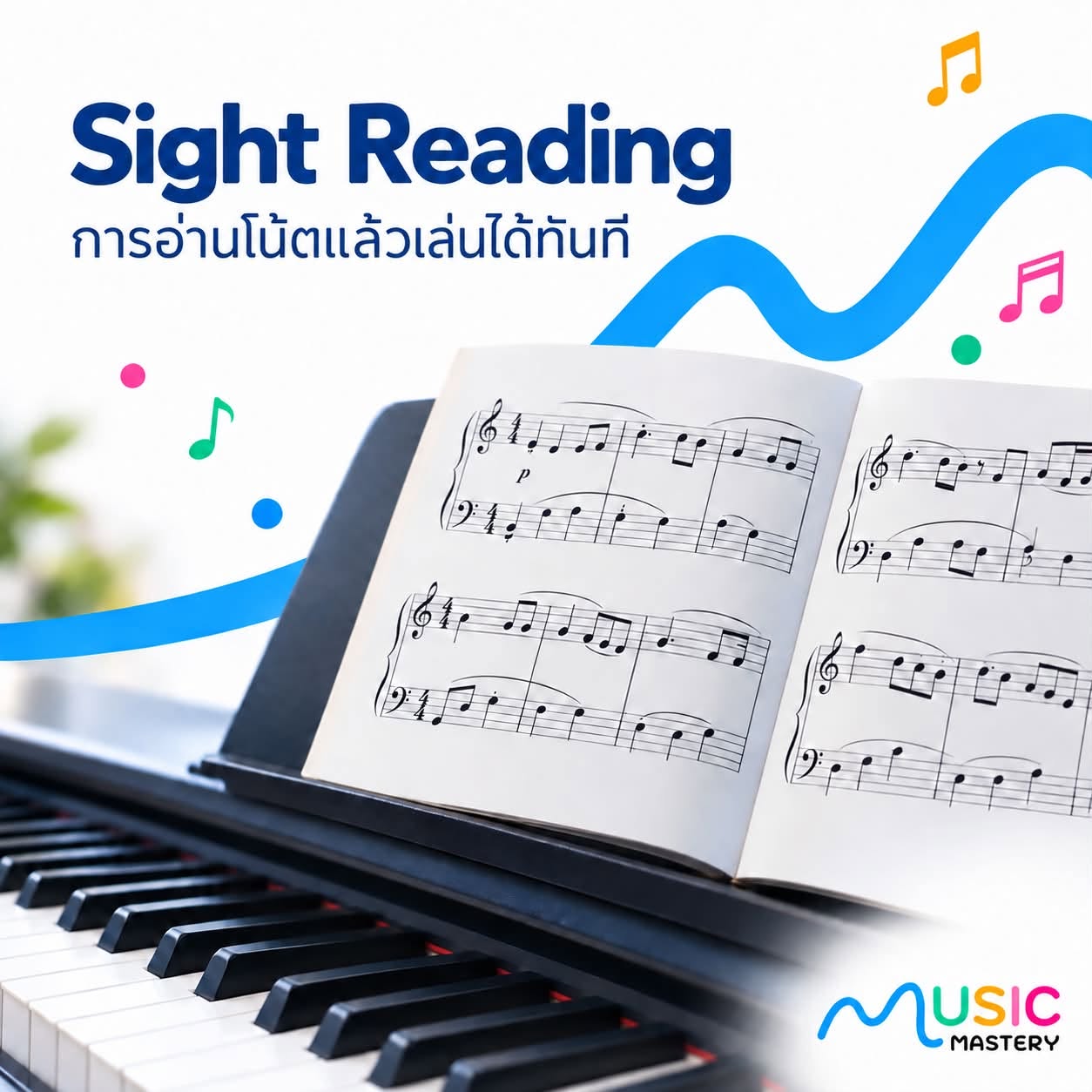 Sight Reading การอ่านโน้ตแล้วเล่นได้ทันที - Music Mastery