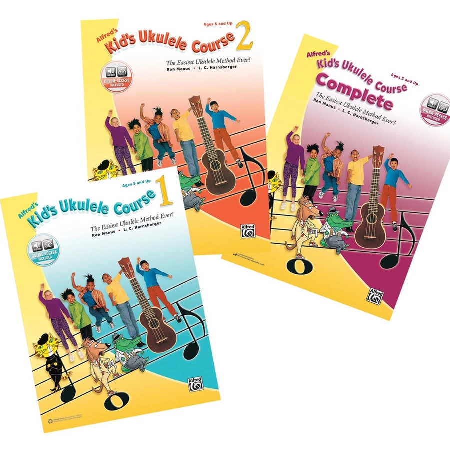 หนังสือเรียนอูคูเลเล่ Alfred's Kid's Ukulele Course